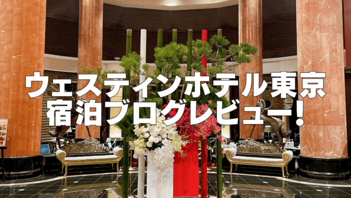 【宿泊記】ウェスティンホテル東京 プラチナ特典や客室をブログレビュー！